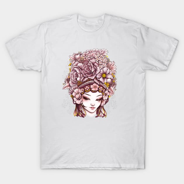 Haru - Japan Spring T-Shirt by BrunoMota